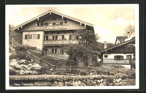 AK Tegernsee, Hotel Haus Deinböck