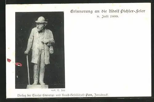 AK Adolf Pichler, Erinnerung an die Adolf Pichler Feier 1899