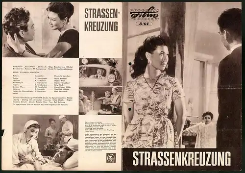 Filmprogramm PFP Nr. 8 /64, Strassenkreuzung, F. Scharipowa, A. Aschimow, Regie: Schaken Aimanow