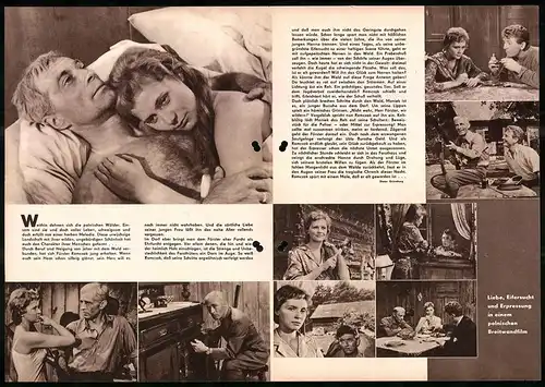 Filmprogramm PFP Nr. 111 /63, Verbotene Jagd, Jan Swiderski, Anna Ciepielewska, Regie: Stanislaw Wohl