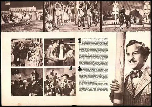 Filmprogramm PFP Nr. 33 /62, Circus Renz, René Deltgen, Paul Klinger, Regie: A. M. Rabenalt