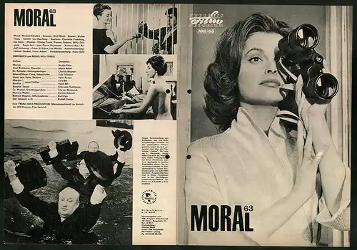 Filmprogramm PFP Nr. 108 /65, Moral 63, Nadja Tiller, Mario Adorf, Regie: Rolf Thiele