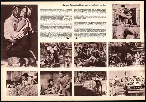 Filmprogramm PFP Nr. 97 /65, Porgy und Bess, Sidney Poitier, Dorothy Dandridge, Regie: Otto Preminger