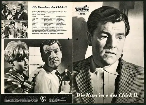 Filmprogramm PFP Nr. 83 /65, Die Karriere des Chick B., Kenneth More, Billie Whitelaw, Regie: Alvin Rakoff