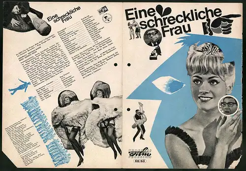 Filmprogramm PFP Nr. 66 /65, Eine schreckliche Frau, Paul Berndt, Eberhard Cohrs, Regie: Jindrich Polak