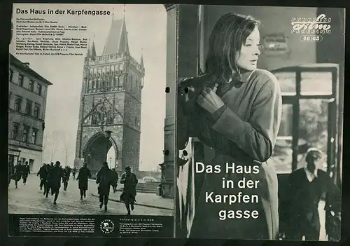Filmprogramm PFP Nr. 46 /65, Das Haus in der Karpfengasse, Jana Brejchova, Rosi Schaefer, Regie: Kurt Hoffmann