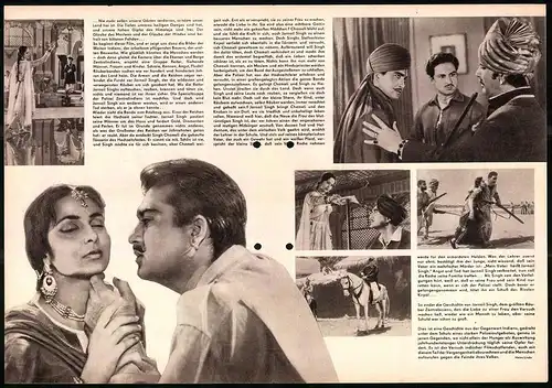 Filmprogramm PFP Nr. 33 /65, Schrei nach Liebe, Sunil Dutt, Waheeda Rehman, Regie: Moni Bhattacharjee