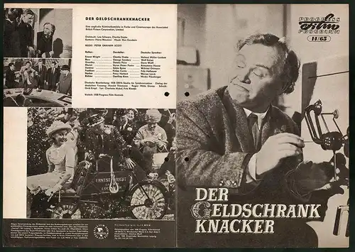 Filmprogramm PFP Nr. 14 /65, Der Geldschrankknacker, Charlie Drake, George Sanders, Regie: Peter Graham Scott