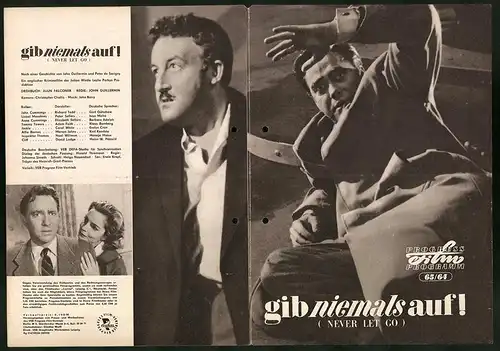 Filmprogramm PFP Nr. 65 /64, Gib niemals auf!, Richard Todd, Peter Sellers, Regie: John Guillermin