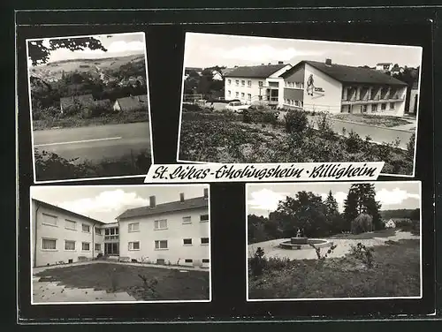 AK Billigheim, St. Lukas Caritas-Erholungsheim, Baumgartenstrasse 1