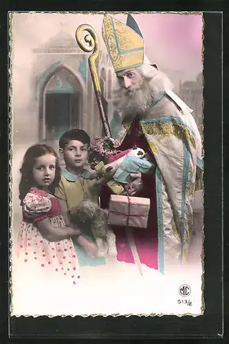 AK Nikolaus überbringt Geschenke, Spielzeug
