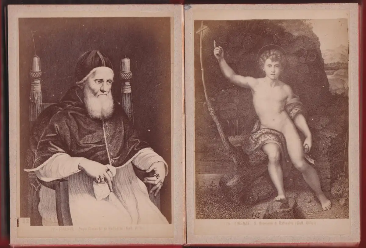 Fotoalbum 24 Fotografien vom Fotograf Guiseppe Pineider, Gemäldefotos aus Florenz / Firenze 5