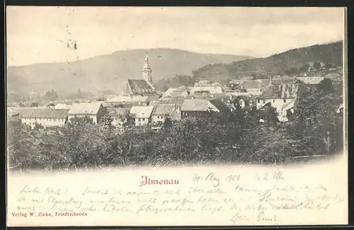 AK Ilmenau, Blick auf die Kirche