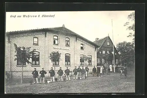 AK Wahrsow bei Lüdersdorf, Krieger-Vereinshaus