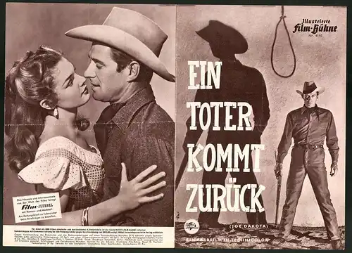 Filmprogramm IFB Nr. 4110, Ein Toter kommt zurück, Jock Mahoney, Luana Patten, Regie: Richard Bartlett