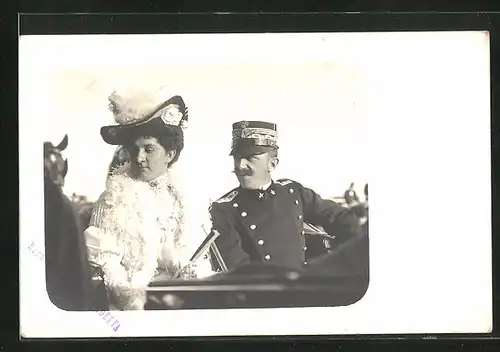 AK Vittorio Emanuele von Italien in Uniform