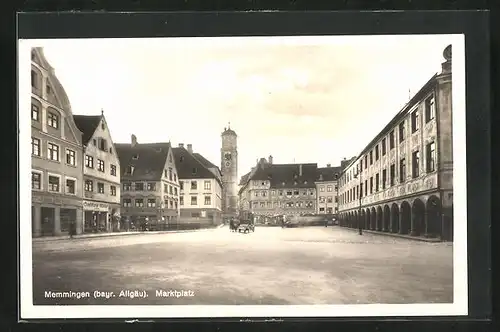 AK Memmingen /bayr. Allgäu, Marktplatz