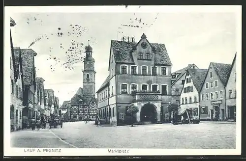 AK Lauf /Pegnitz, Marktplatz