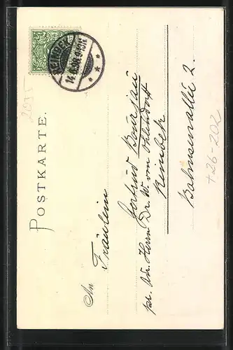 Künstler-AK Carl Biese: Friedrichsruh, Restaurant Kupfermühle