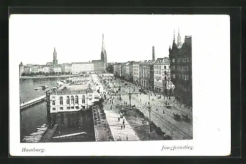 AK Hamburg-Neustadt, Jungfernstieg