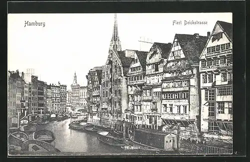 AK Alt-Hamburg, Fleet Deichstrasse