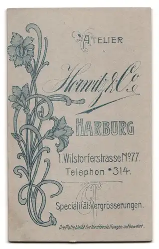 Fotografie Horwitz & Co, Harburg, Wilstorferstrasse 77, Bürgerliche Frau mit Pelz