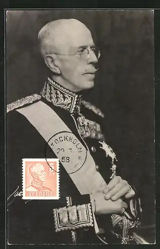 AK König Gustaf V. von Schweden