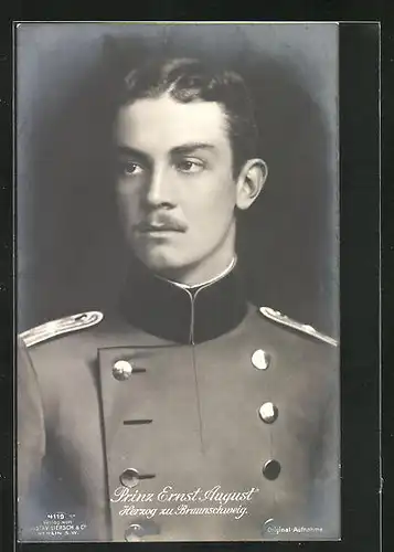 AK Ernst August Herzog von Braunschweig in Uniform