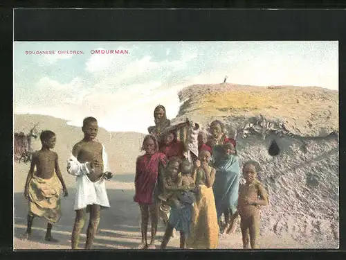 AK Omdurman, Soudanese Children, Afrikanerkinder