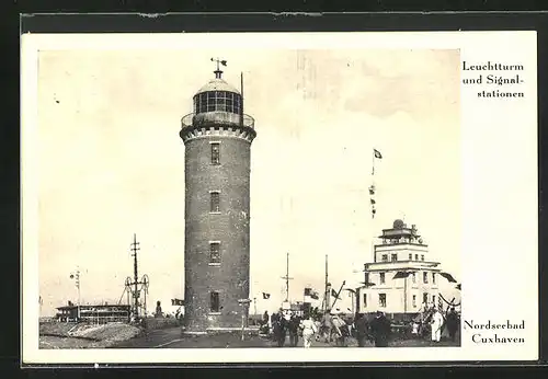 AK Cuxhaven, Leuchtturm und Signalstation
