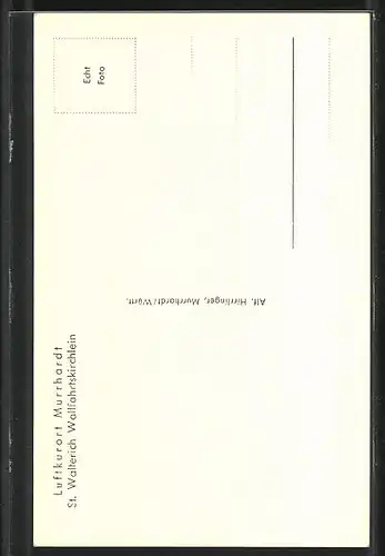 AK Murrhardt, St. Walterich Wallfahrtskirchlein