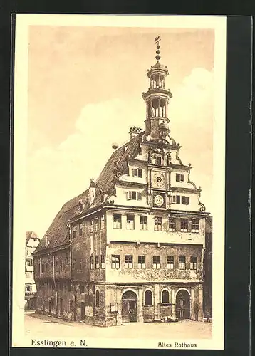 AK Esslingen a. N., Altes Rathaus