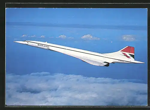 AK British Airways Concorde, Flugzeug Typ G-BOAA