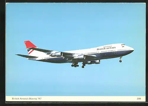 AK Flugzeug vom Typ Boeing 747 der British Airways