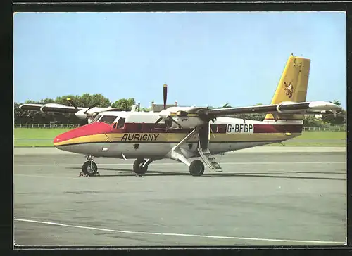 AK Flugzeug vom Typ DHC-6 /300 Twin Otter, Aurigny Air Service