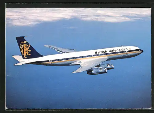 AK Flugzeug vom Typ Boeing 707 der British Caledonian