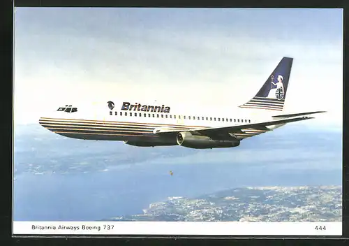 AK Flugzeug vom Typ Boeing 737 der Britannia Airways
