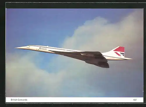 AK Flugzeug vom Typ Concorde