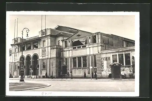 AK Mailand, Foire-Exposition Internationale d`Echantillons 1928, Ausstellungsgebäude