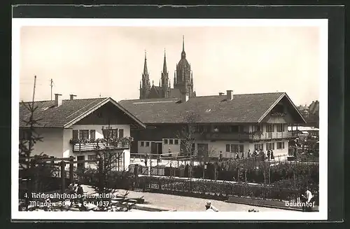 AK München, 4. Reichsnährstands-Ausstellung 1937, Bauernhof