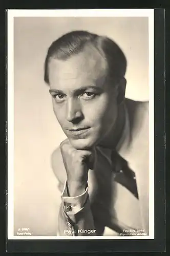 AK Schauspieler Paul Klinger