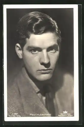 AK Schauspieler Paul Hubschmid
