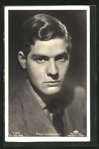 AK Schauspieler Paul Hubschmid