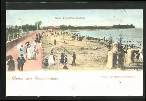 AK Travemünde, Neue Strandpromenade