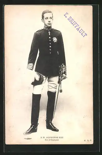 AK Alphonse XIII., Roi d`Espagne