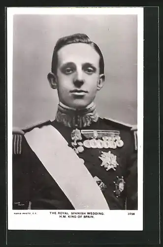 AK The Royal Apanish Wedding - King of Spain