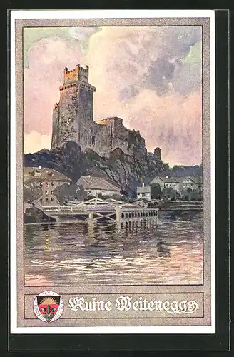 AK Deutscher Schulverein Nr. 134: Ruine Weitenegg