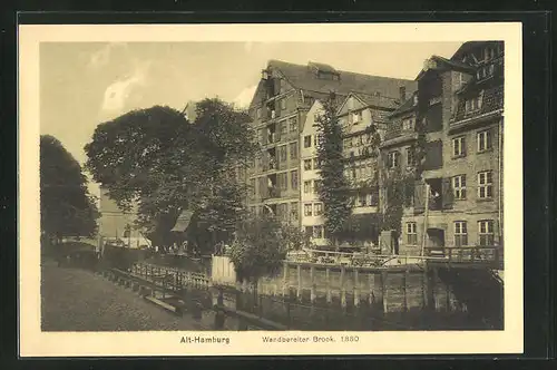 AK Alt-Hamburg, Wandbereiter Brook 1880