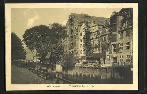 AK Alt-Hamburg, Wandbereiter Brook 1880