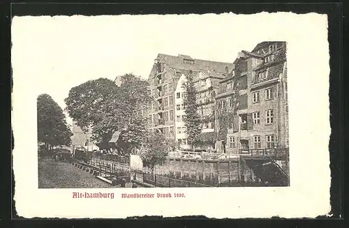 AK Alt-Hamburg, Wandbereiter Brook 1880